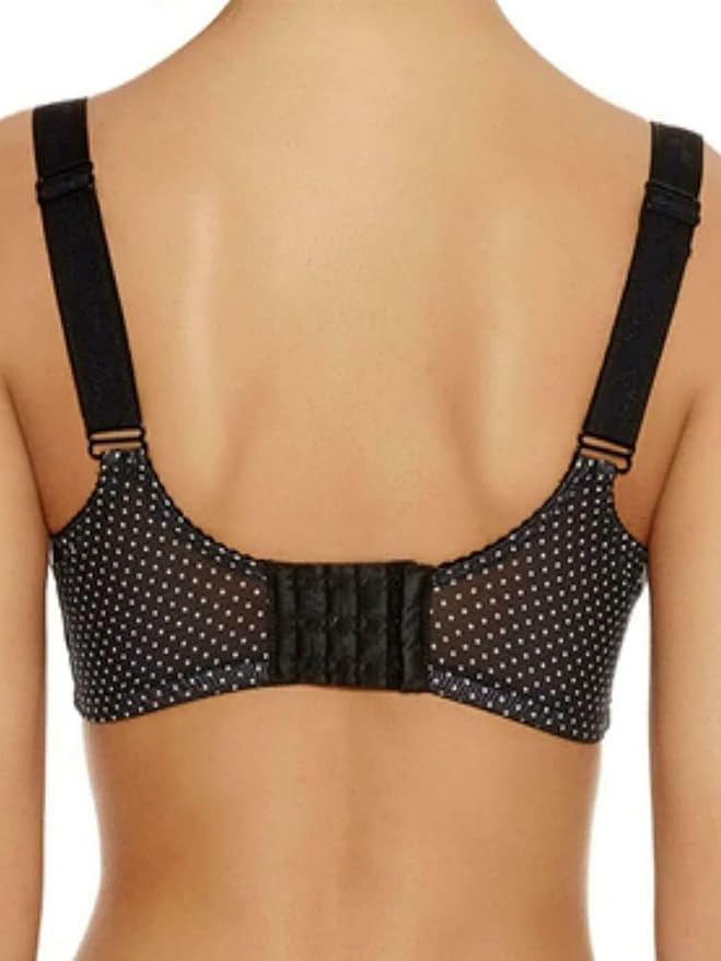 Reggiseno Allattamento Freya Dotty Nero Coppa Morbida – Taglie 30-38 D-HH