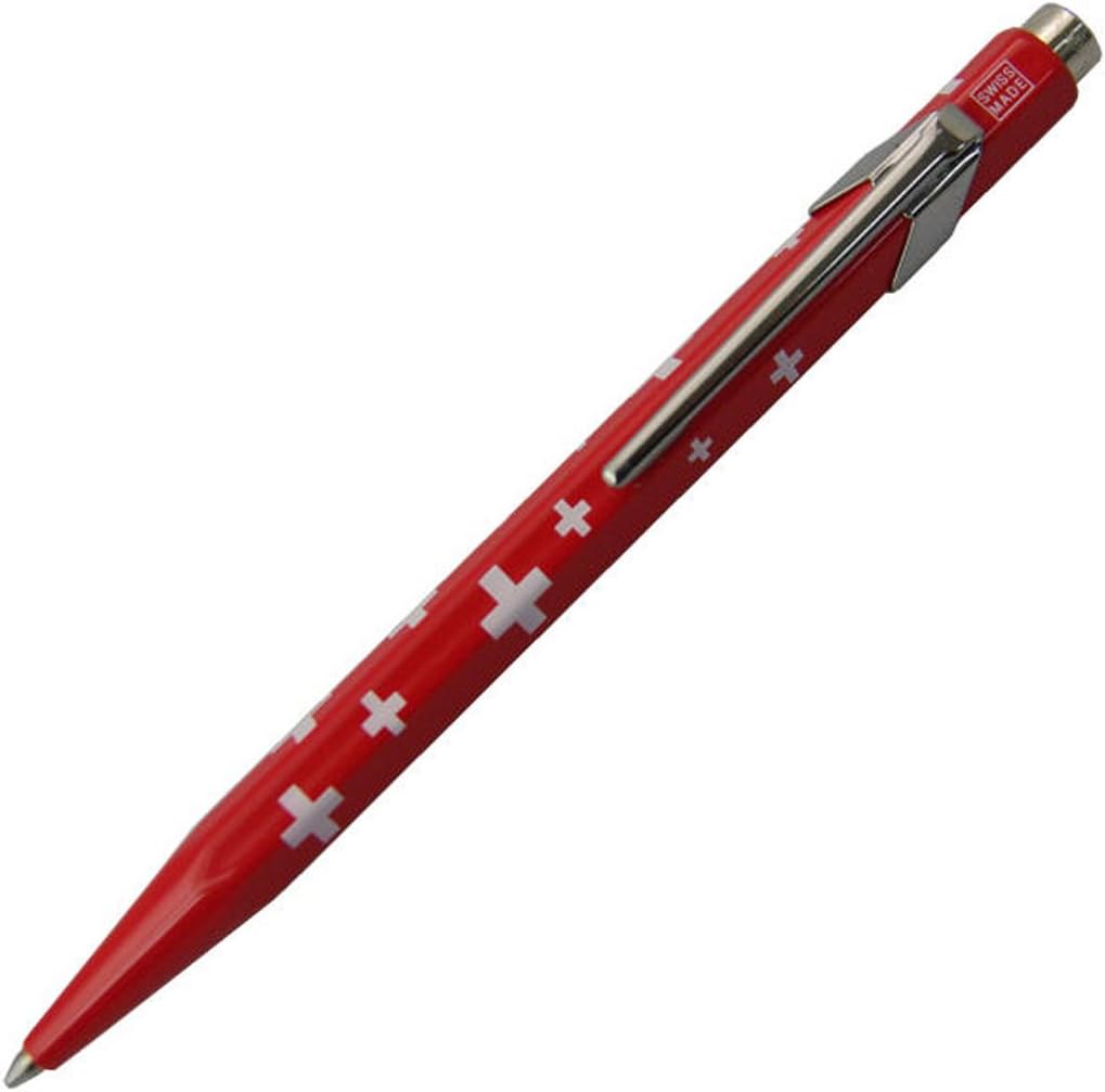 Caran d'Ache Ballpoint Pen, Oil Based 849 Collection, Swiss Flag 0849-253