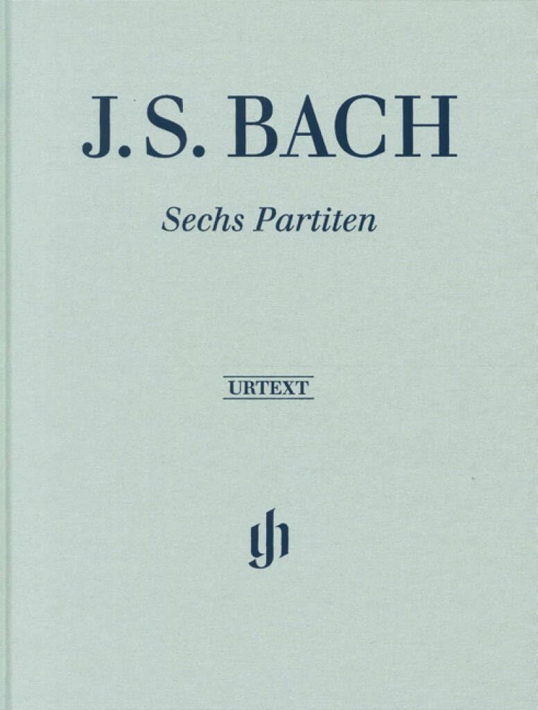 JOHANN SEBASTIAN BACH : SIX PARTITAS BWV 825-830 - RELIURE LIN - AVEC LES DOIGTES