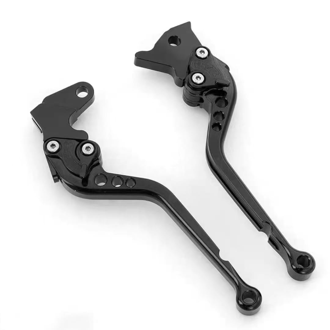Zhannuobhd Black 177Mm Brake Clutch Lever For Royal For Enfield 650 For Interceptor For Continental For Int650 For Gt650 8 Color Adjustable Motorcycle Brake Clutch Levers(Black 177Mm)