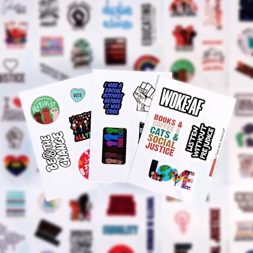 Autocollants de justice sociale égalité activisme sticker vinyle - 8