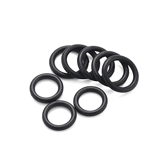 Nitrile Rubber O-Rings 45mm OD 38mm ID 3.5mm Width Metric Sealing Washer Round O-Ring Gasket O Rings Seal Grommets, Black, Pack of 50