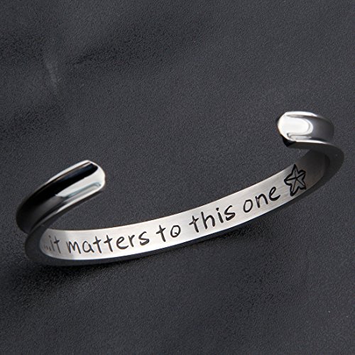 Zuo Bao Starfish bracelet It Matters To This One Hair Tie Bracelet Beach Jewelry Gift For Social Worker (Starfish bracelet) - Image 4