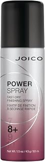Joico PowerSpray Fast Dry Finishing Spray, Heat Styling Hairspray Strong Hold
