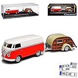volkswagen bus 1960 Das Modell befindet sich in einer stilvollen passenden originalen Verpackung, mit abnehmbarem Sockel und Vitrine.