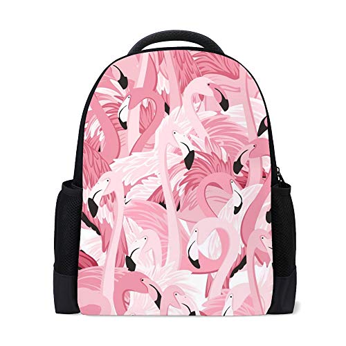 Sac à dos de voyage ordinateur portable 16 pouces avec imprimé chat rose pour enfant et étudiant