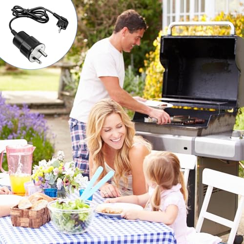 Grillmotor, DC 220-240V Elektromotor Grill, Rotisserie BBQ Grill Motor, Universal Grillmotor für Grillspieß, Grillrotator Motorgrill, Grillspiess Motor Drehmotor für Rotisserie Spießbraten Schaschlik