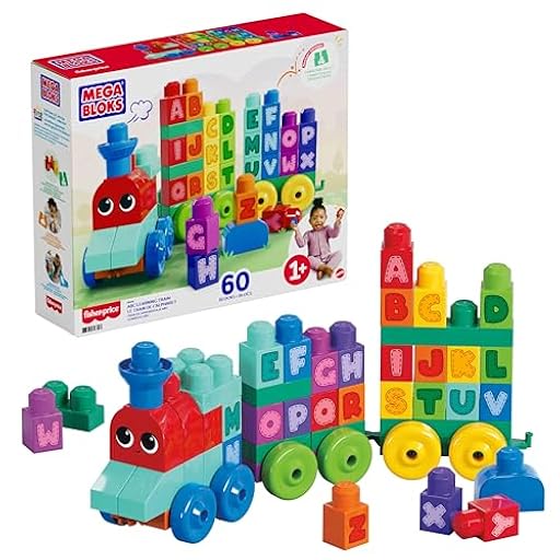 Mega Bloks Tren de aprendizaje ABC, jueguete de construcción para bebé +1 año (Mattel DXH35) | Ya disponible en tu tienda friki favorita! En mundofriki.es! Mega Bloks Tren de aprendizaje ABC, jueguete de construcción para bebé +1 año (Mattel DXH35) | Ya disponible en tu tienda friki favorita! En mundofriki.es!