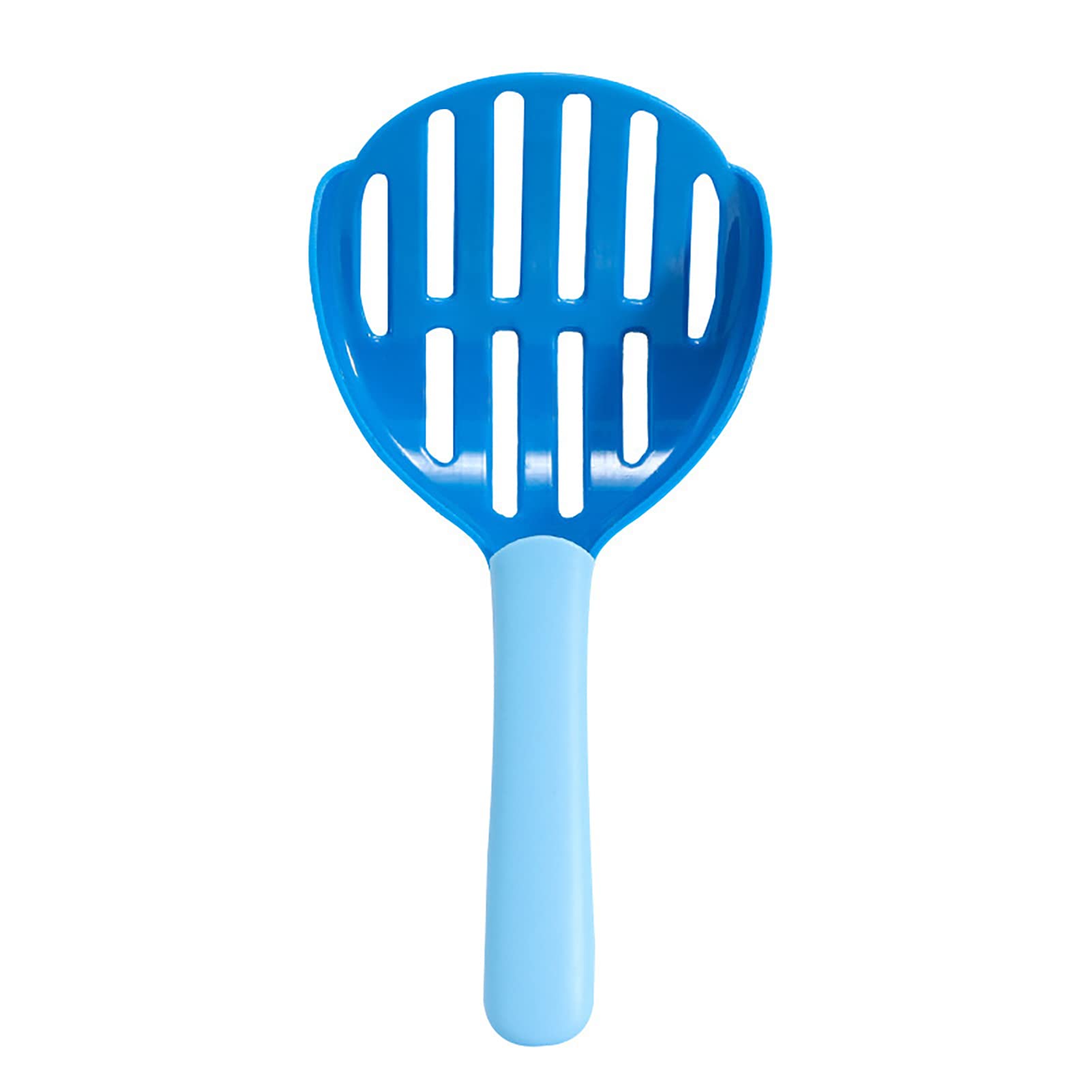 Bellv Blue Cat Sifter, Kitten Scooper With Handle, Kitten Poop Lifter, Shovel, Ergonomic Handle Grip Cat Scoop, Non Stick Scoop Away Cat, Kitten Pooper Lifter For Box