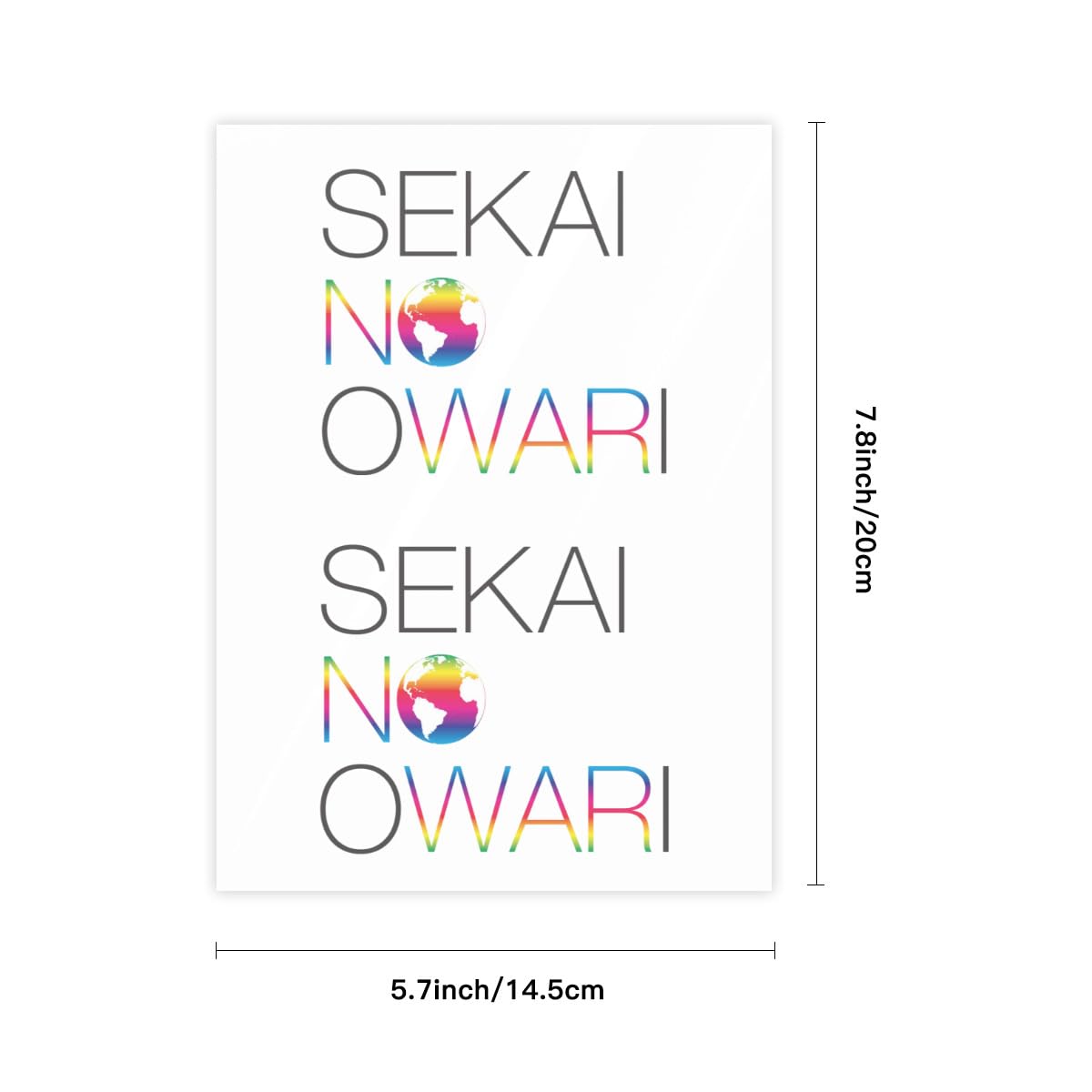 キョートリアル ステッカー タオル 街まち】ステッカー(2枚