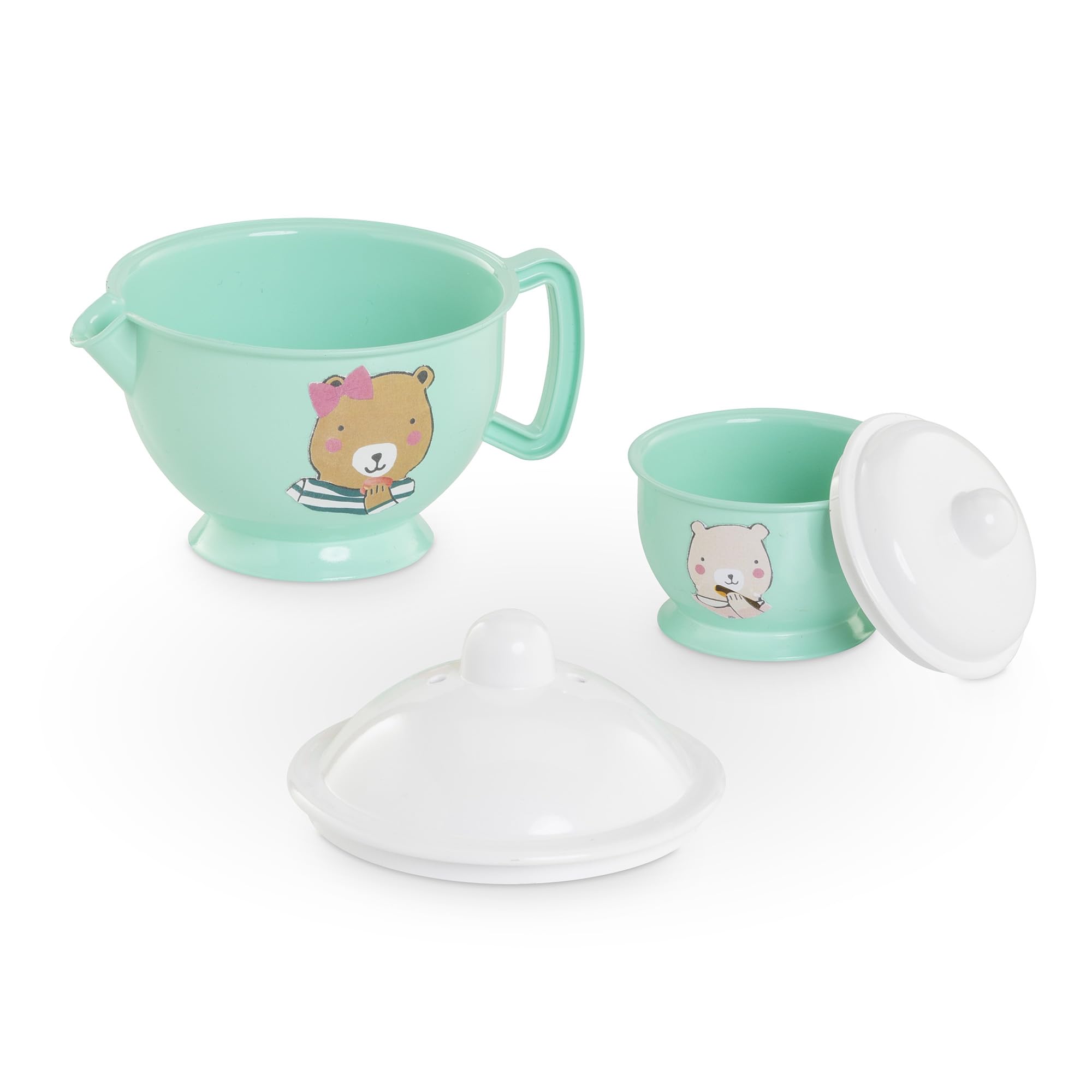 Corolle - 9000310050 - Ma Dinette Thé et Goûter, 30 Accessoires, pour Poupons-Poupées, dès 18 Mois