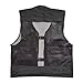 Rizanee Men Mesh Breathable Multi-Pocket Vest Outdoor Travelers Fly Fishing Photography (Black, US L/Tag 2XL)