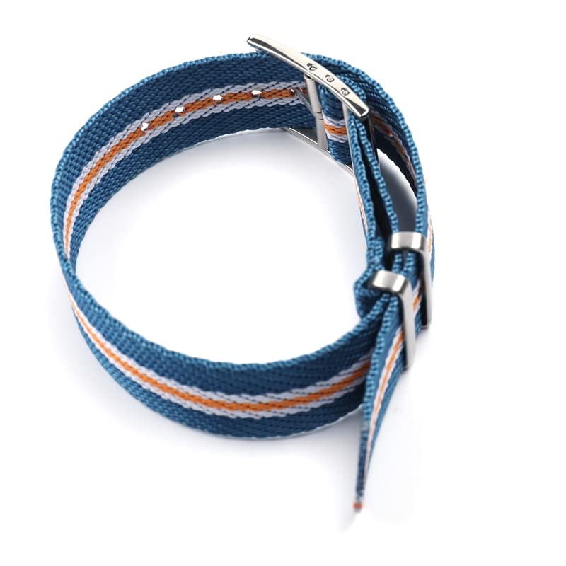 20 mm, 22 mm, di alta qualità, Nato Zulu, cinturino di ricambio per cinturino regolabile Tudor, fibbia ad ardiglione (colore 3 bracciale, dimensioni: 20 mm)
