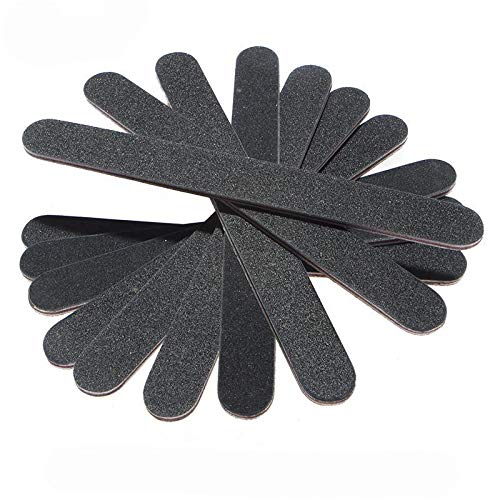 Wooden Emery Board Disposable Sandpaper Files Nail Art File, 10 Pieces