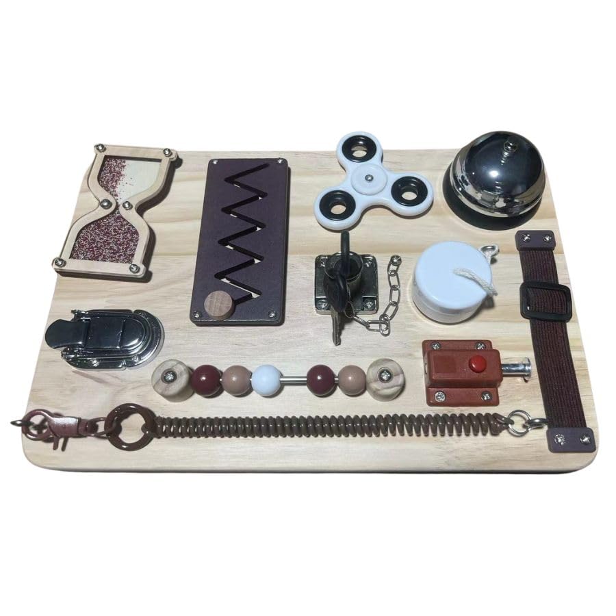 Dementia Activities For Seniors-Fidget Busy Board-Alzheimers Products for Elderly-Memory Games for Autism Adult-Dementia Gadgets-Sensory ADHD Toys-Anxiety Relief Items-Gift for Dementia Patients - Image 4