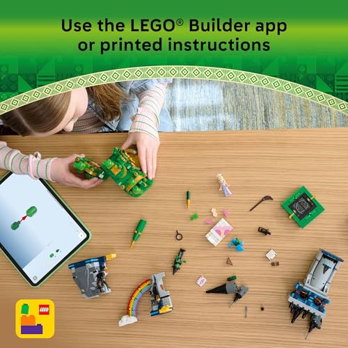 LEGO Wicked Emerald City & Kiamo Ko Castle Building Toy - Elphaba & Glinda Toy Figures, 2 Buildable Playsets, & Flying Monkey Minifigure for Kids, Ages 9+ - Wicked Merch Gift for Girls & Boys - 75689 - image 6