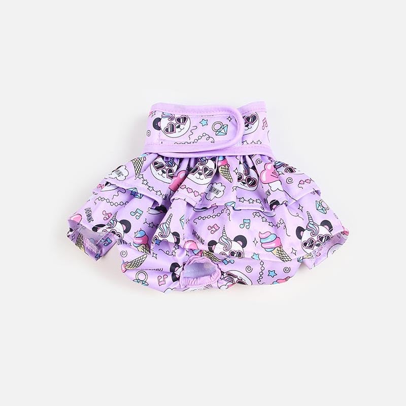 Image of Reusable Dog Diapers Female Washable, Leak-Proof Doggie Diapers for Heat Nappies, Period, Incontinence and Puppy Training-Pack of 3 (Small)