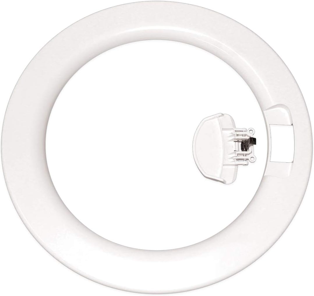 Door Frame Front Outer Surround & Handle To Fit Numerous Built in Washing Machines BEKO BAUMATIC BRANDT CAPLE DIETRICH FAGOR GORENJE HOMARK PRIMA SARENA WHITE WESTINHOUSE See Models In Bullet Points