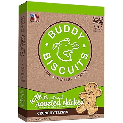 Buddy Biscuits Oven-Baked, Healthy Whole-Grain, Crunchy Treats for Dog Cover