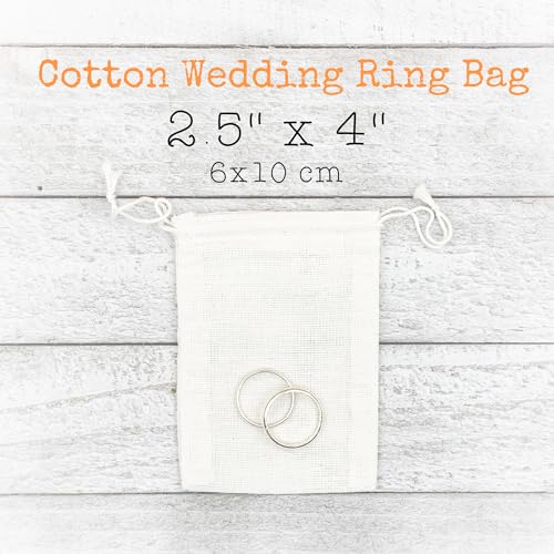 Personalized Wedding Ring Bag (Plain Heart)2