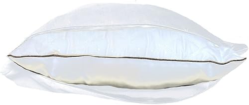 Miniatura 10 de Fundas de almohada elásticas de punto con cremallera invisible, tamaño universal para todas las almohadas de tamaño King, Queen y estándar, rayón