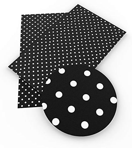 8x13 Inch Dot Faux Synthetic Leather- Synthetic Leather Fabric for Wallpaper Coverings- Leatherette Fabric Sheets- Synthetic Leather Fabric for Bows DIY- Origami Fabric Sewing Patterns Bag (Style 6)