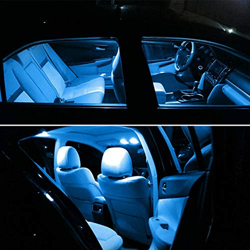 Image of 20-Pack Ice Blue Color T5 37 74 LED Bulb With Twist Lock Socket PC74 PC37 Dashboard Instrument Panel Gauge Cluster Light