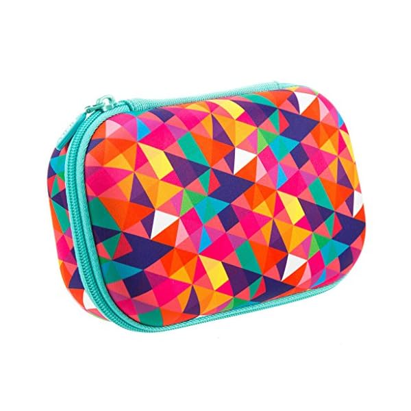 ZIPIT Colorz Box Federmäppchen, Bunte Dreiecke
