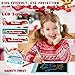 FLUESTON LCD Writing Tablet, Doodle Board Toys Gifts for 3-8 Year Old Girls Boys, 10 Inch Colorful Electronic Board Drawing Pad for Kids, Christmas Gifts for Toddler Educational Learning Travel, Blue