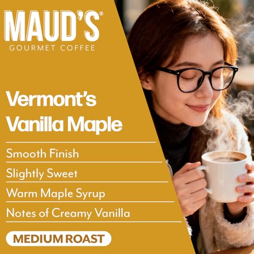 Image of Maud's Maple Vanilla & Apple Fritter Flavored Coffee Pods Variety Pack 36ct