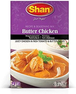 Shan Spice Mix for Butter Chicken, 1.76 oz ℮ 50 g, 3 Pack