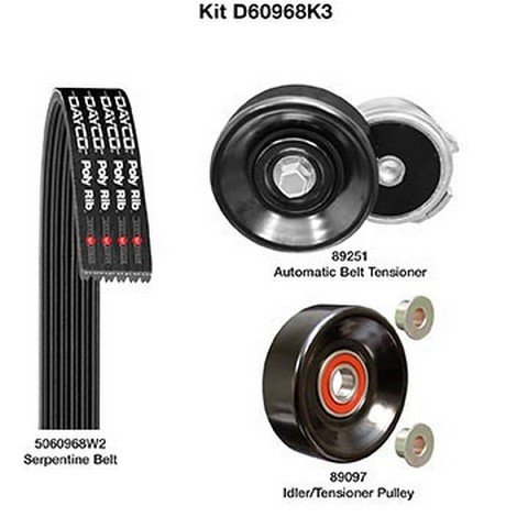 Dayco Auto Extra Dayco Demanding Drive Kit (D60968K3)