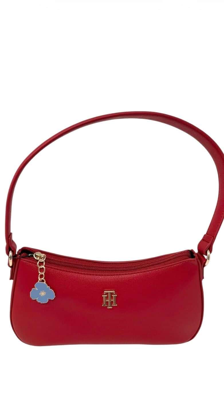 Tommy Hilfiger Women's Clarabelle Red Shoulder Bag