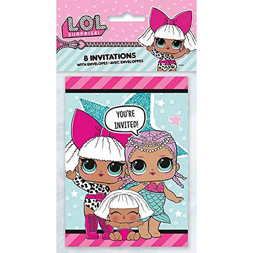 BirthdayExpress LOL Surprise Party Supplies 32 Invitations