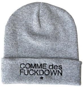 Style Hip-hop Chic SSUR Comme Des Fuckdown Knitting Wool Beanie Hat Snap Back Grey