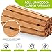 Tatuo 2 Pack Wooden Garden Pathway, 17 Inch X 6 ft Roll Out Walkway Outdoor Path Wood Flooring Boardwalk Pavers for Garden Backyard Patio Beach Outdoor Wedding Party