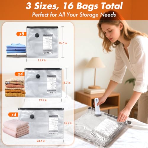  16 Pack Vacuum Storage Bags - image 7