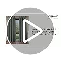 Image of Home Sizzler 1 Piece Solid Blackout Eyelet Polyester Door Curtain - 7 Feet, Grey