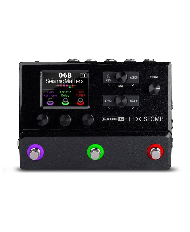 Line 6 HX Stomp II Pedalera Multi Efectos para Guitarras y Bajos