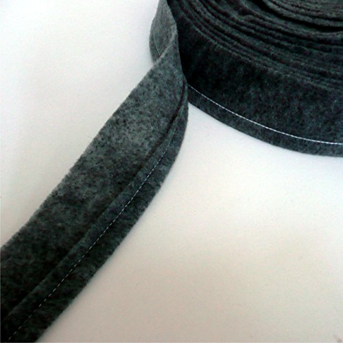 Sleeve Head Roll White or Charcoal/Black Without Canvas - by The metre (Black)