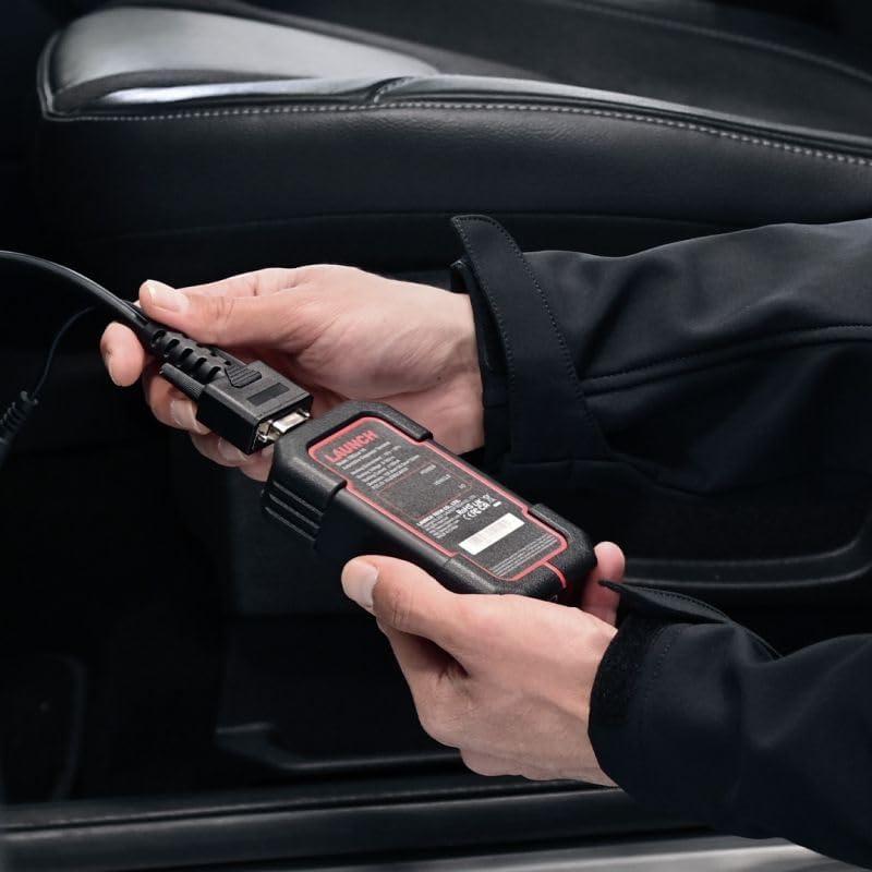 Connecting the LAUNCH CRP MOT IV VCI to the vehicle's OBD-II port