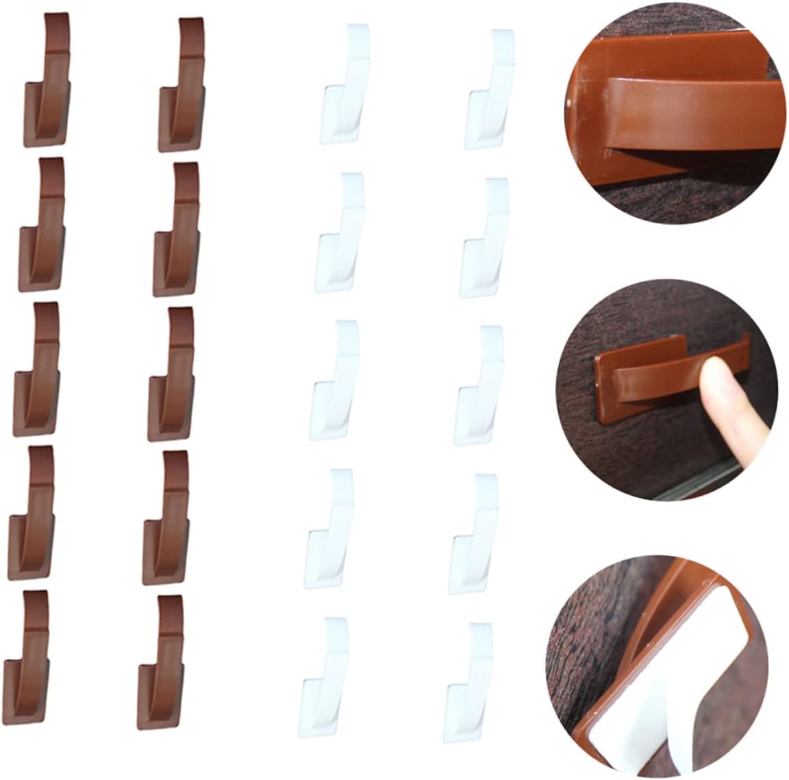 Kisangel 40pcs Boy Girl -pinch and Cabinet Locks for Lightweight and Easy to Install Safety Latch for Boy Girl