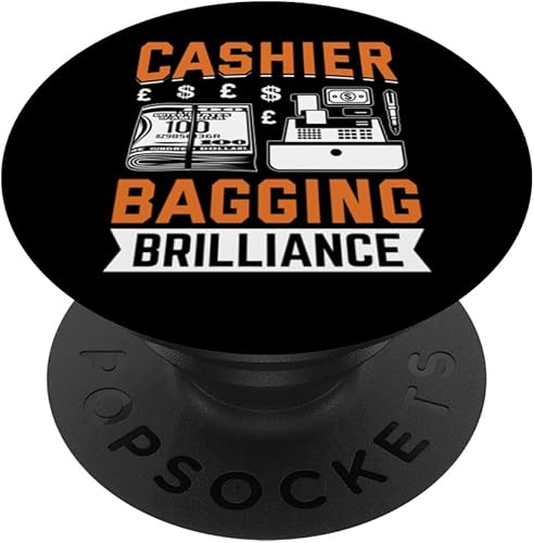 Cashier Bagging Brilliance PopSockets Standard PopGrip Cashier Bagging Brilliance PopSockets Standard PopGrip
