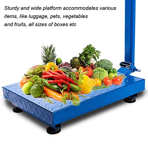 Báscula digital plataforma 660 lbs para equipaje y paquetería miniatura 7