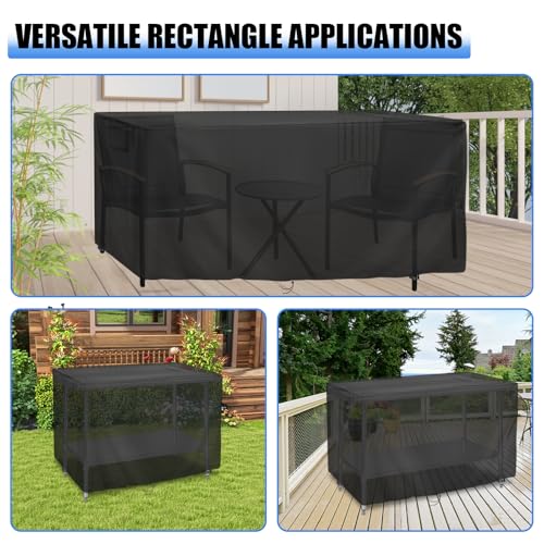 Safipotts Outdoor Prep Table Cover 36 Inch, Waterproof Patio Stainless Steel Table Cover, Workbench Covers Waterproof, Picnic BBQ Grill Cart Covers (Black) (Black, 36''L x 24''W x 35''H) by Safipotts - Image 6