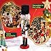 COMBIUBIU 11.8 Christmas Decorations Nutcracker Hanging Ornaments,Wooden Nutcracker Figures,Festive Collectible Nutcracker Gift forTable Desktop Fireplace