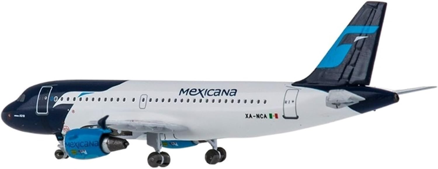 1 400 Scale Mexicana for A319 Simulation Metal Alloy Aircraft Model Collection Decoration Gift Hobby Playgame Kit