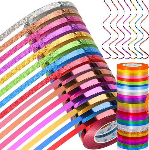 Image of Diy Crafts 15138 22mm Wide Handicrafts Embroidered Net Lace Trim Ribbon Diy Birthday /christmas Decorations, Pack of 120 Yards 30x4, Lot Mix (Multicolor)