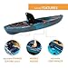Lifetime Tamarack Pro 103 Sit-On-Top Kayak, Lightning Fusion, 10 ft. 3 in.