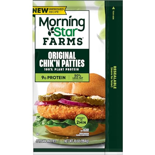 Morningstar Farms HENGULUS Chik'N Patties, Vegan Plant Based Protein thumb #6